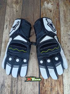 Sarung tangan motor kulit domba asli full jari