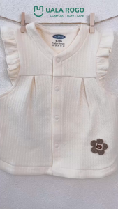 UALAROGO Áo gile nỉ thu đông dày vừa cho bé gái (6-24m) (UR3883)