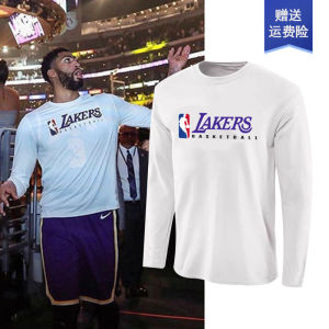 เสื้อยืดบาสเกตบอลแขนยาวผู้ชายที่หายใจได้ดีด้วยผ้าฝ้ายที่ดูดความชื้นและคอกลมสําหรับกีฬาและการออกกําลังกาย