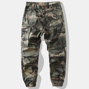 XIAXIANG | Quần Đùi Đa Ngăn Camo Dành Cho Ngoài Trời