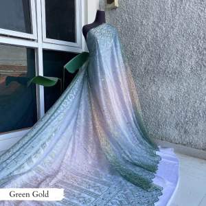 TILE GRADASI PREMIUM | TILE BORDIR GRADASI | Bridesmaids abctextile | Harga Per 05 Meter