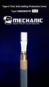 MECHANIC TC-51 Type-C Tail Plug Anti-melting Protector 5Pcs Heat Resistant Covers with Handle for Phone Repair Tools