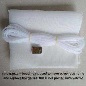 Self-Installation Encrypted Anti-Dust Window Screen Magic Tape Insect-Proof Invisible Fly Screen for Small Flying Insects