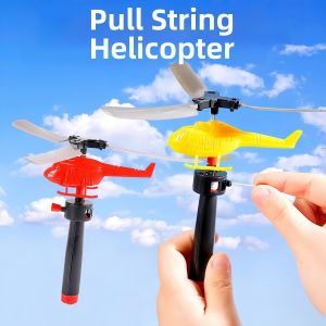 Hand-pulled Helicopter Toy