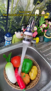 6Layer Filtration Faucet Filter Water Saving Kitchen Splash Proof Water Purifier Filtration Head Tap