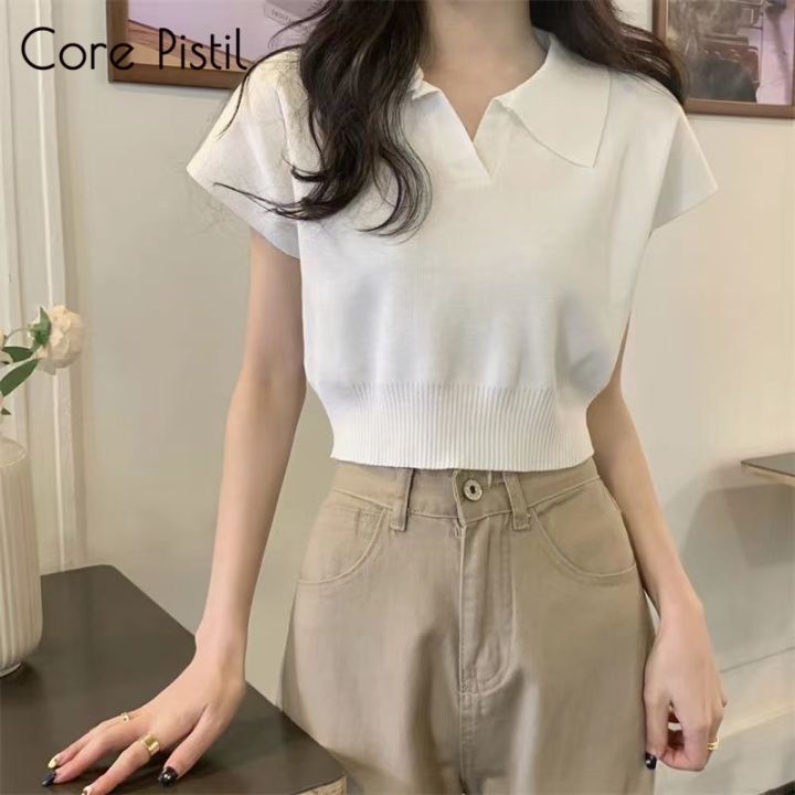 Korean store knitted tops