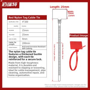 BAIRUITE | Multi-color Waterproof Cable Ties