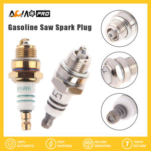 AumoPro 1PC BM6A Spark Plug Glow Plug Replacemnet for 2-stroke Chainsaw Lawn Mower Strimmer 1(Glod) Gasoline Saw Spark Plug 52 Felling Saw Gasoline Saw 40-5 Lawn Mower