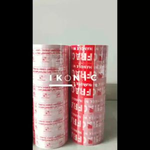 Lakban Fragile Premium 100 Yard Full Isolasi Selotion Transparan 45 mm x 100 Yard