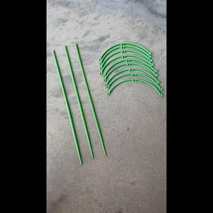 6pcs/Set Tiang Penyangga Tanaman Penyangga Plant Stake Ajir Pot Bunga Plastik Orchard Bracket