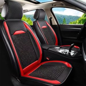 Car truck seat cover wood bead summer car cool cushion single seat protective case universal automotive interior【Applicable to 99% of five-seater Car/SUV/Truck】