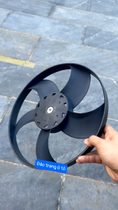 Cánh quạt đẩy 5 cánh lồng tròn dùng cho quạt điều hoà xe ô tô siêu chắc chắn 30cm