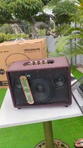 [LOA BỌC DA CAO CẤP] Loa Xách Tay Bluetooth MK6 1 Bass 16 1 Trung Công Suất Tối Đa 200W Cho Âm Thanh Mạnh Mẽ Loa Bọc Da Sang Trọng Kèm 2 Micro Không Dây Cao Cấp Dùng Pin Sạc