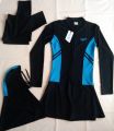 Baju renang muslim wanita dewasa merk speedo size M L XL 5L bahan lycra nylon super. 