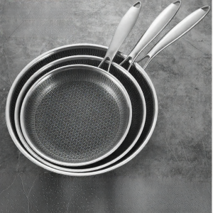 LUTUMEI | Non-stick Thickened 304 Stainless Steel Frying Pan