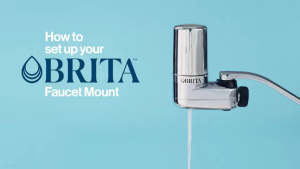 Hệ thống lọc nước gắn vòi Brita Faucet Mount Water Filter System Chrome No-Wait Filtration Easy Install Multi-Use