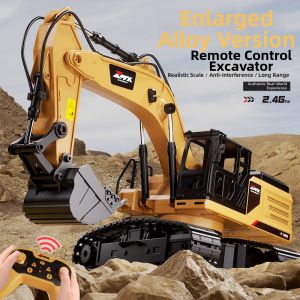 Remote Control Construction Vehicle Electric Excavator Toy