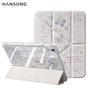 HANSONG | Case for iPad A16 2025 11th/10th Generation Air 11 Pro11 Air4/5 Air 11 M2 M3 M4 Smart Cover Magnetic Case with Pencil Holder