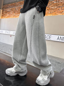 Boys Fleece Lined Casual Sports Pants Elastic Waist Cotton Blend Fabric Spring Autumn Winter Childrens Clothing Trousers