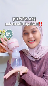 Dr.isla Pompa ASI Elektrik ZZZEB11(Kemasannya tidak memuat logo dr.isla) Electric Pumping ASl Portable 180ML wireless Breast Pump