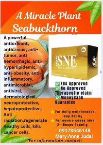 SNE - Seabuck Nutraceutiq Essence500mg - P600 - 10softgels - pag 1box naman po P3600 - 60softgels