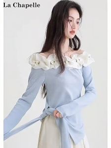 La Chapelle | Áo Thun Dài Tay Ôm Body Môt Bờ Vai Không Đều