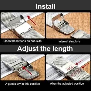 New For Redmi Watch 5 Active Band With Case Screen Protector Redmi Watch 5 Lite Watchbands Bracelet Mens Womens Metal Strap