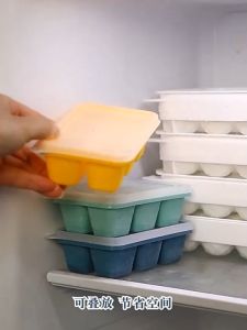 Food grade ice making molds / Silicone Ice Cube Trays with Lids/Multipurpose Silicone Tray Ice Mold