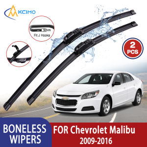For Chevrolet Malibu 2009-2016 Car Wiper U-type Soft Rubber Boneless Wiper HD Quiet Durable Automotive Wiper 24"+18"