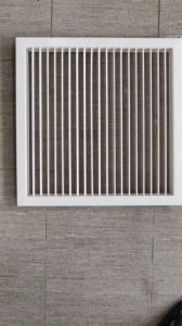 Combo cửa gió hồi nan bầu dục kèm lưới lọc bụi 600x600 miệng gió điều hoà cửa gió vuông miệng gió nhôm