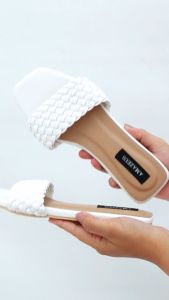 Amazeus GINGER Sandal Teplek Wanita Sendal Selop Kepang Flat