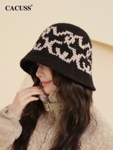 Mũ Len Dệt Kim CACUSS Mùa Thu Đông Màu Khối Thời Trang Thường Ngày Đa Năng Cho Nam Và Nữ