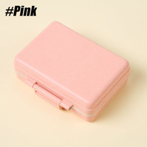 9 Compartments Travel Pill Box Pills Organizer Weekly Moisture Proof Small Pill Case for Pocket Purse Daily Portable Container