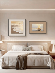 HAOJIUBUJIAN | Modern Minimalist Abstract Wave Decorative Painting