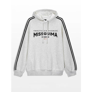 Heavyweight American High Street Style Striped Hoodie Autumn Winter New Three Bar Mens Versatile Trendy Brand Jacket