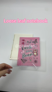 Loose Leaf Notepad Binder Writing Notebook Spiral Refillable Notebook Student Supplies 60 sheets