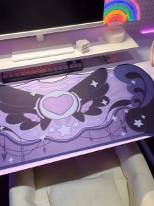 SG] Ready Stock Premium Anime-Inspired Starrywing Gaming Mouse Pad Anti-Slip Extended Size