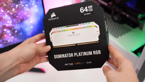 CORSAIR DOMINATOR PLATINUM RGB DDR5 RAM 32GB (2x16GB) 6200MHz CL36 Intel XMP iCUE Compatible Computer Memory