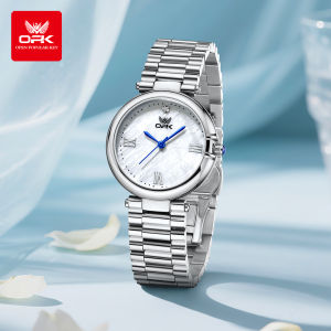 OPK Womens Watch Waterproof Original Korean Style Simple Automatic Date Genuine Stainless Steel Fashion Trendy