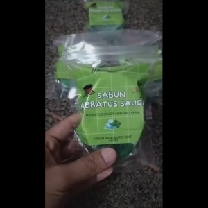 Sabun Habbatus Sauda Herbal Soap by Farhah Beauty | Relieve Body Aches Joint Pain & Wind Halal Soap
