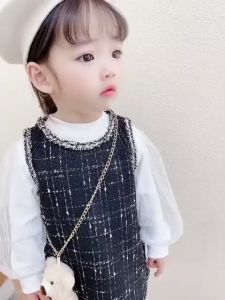 Cherry Kids (6Bulan-5Tahun) Overall Dres Anak Perempuan Import/2 In1 Dress Korea Style Anak Terbaru/Gaun