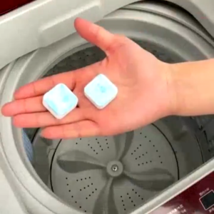 Washing Machine Cleaner 16pcs - Proven Effective Deep Clean & 99.9% Germ Removal Deodorizes Washer Mold Remover Japanese Detergent