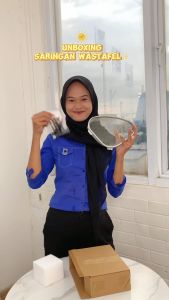 Goland Rak Saringan Sudut Wastafel Segitiga Cuci Piring Stainless Tempat Spon Sabun Cuci Piring Dapur Multifungsi