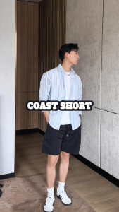 Quần short nam COAST SHORT BAMI HOME chất vải dù nhăn chống thấm form trên gối thoải mái QB07