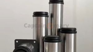 Adjustable Table Legs Stainless Steel Legs Table Sofa Bed Feet Stand Support