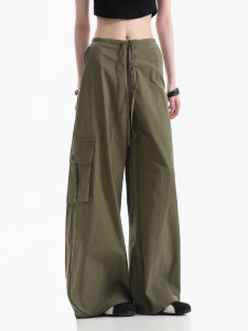 zuocisankon | Quần Baggy Phong Cách Retro Có túi