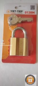Ổ Khoá Cửa Việt Tiệp 0138M Đồng Thau Nguyên Khối Chính Hãng