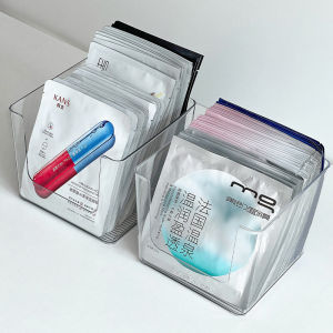 Internet Celebrity Facial Mask Storage Box European Cosmetics Skin Care Box Desktop Student Bathroom and Dormitory Handy Gadget Acrylic