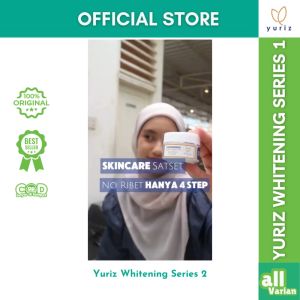 Yuriz Whitening Series 2 | Paket Glowing Skincare Brightening Sabun Sunscreen Krim Malam Face Mist