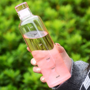 Blumey 500ml ขวดน้ำ กระบอกน้ำพลาสติกคุณภาพสูง แบบพกพา สําหรับนักเรียน Plastic cup